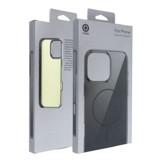 Glossy Mag Cover kompatybilny z MagSafe pasuje do iPhone 16 PRO czarny