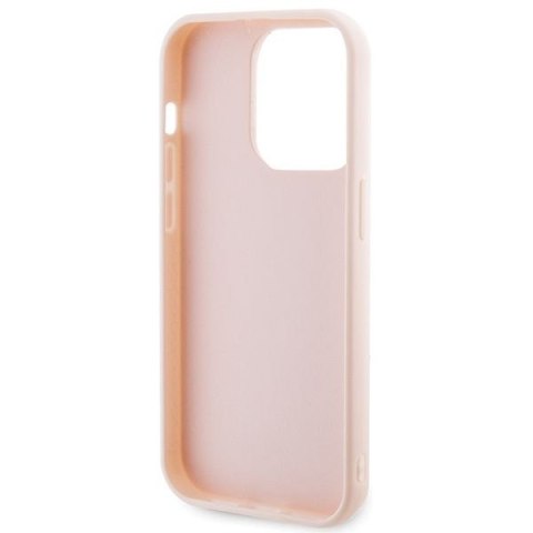 KARL LAGERFELD Etui do iPhone 15 Pro Max KLHCP15X3DMBKCP (3D Logo Glitter) różowy