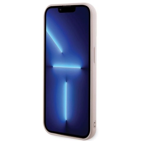 KARL LAGERFELD Etui do iPhone 15 Pro Max KLHCP15X3DMBKCP (3D Logo Glitter) różowy