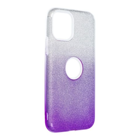 Etui SHINING do iPhone 11 Pro transparentny fioletowy