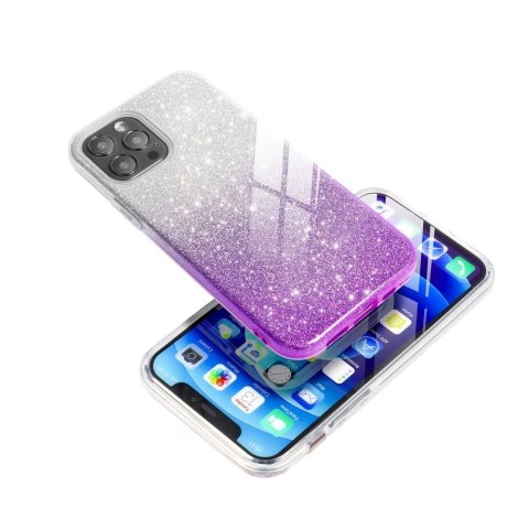 Etui SHINING do iPhone 11 Pro transparentny fioletowy