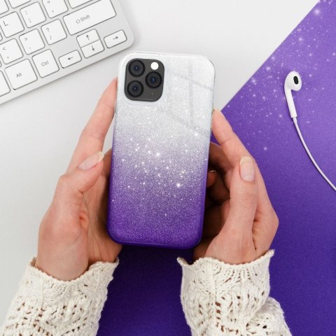 Etui SHINING do iPhone 11 Pro transparentny fioletowy