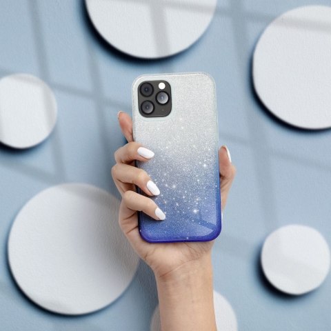 Etui SHINING do iPhone 11 Pro transparentny niebieski