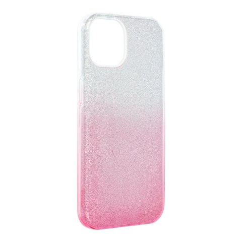 Etui SHINING do iPhone 13 transparentny różowy