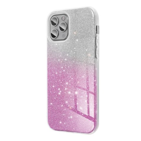 Etui SHINING do iPhone 13 transparentny różowy