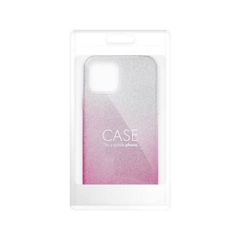 Etui SHINING do iPhone 13 transparentny różowy