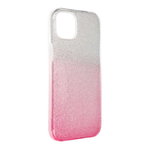 Etui SHINING do iPhone 14 Plus transparentny różowy