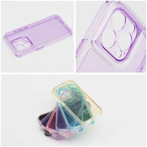 Futerał MATRIX CLEAR do IPHONE 12 jasnofioletowy