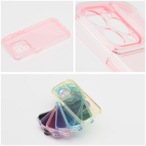 Etui MATRIX CLEAR do iPhone 13 pudrowy róż