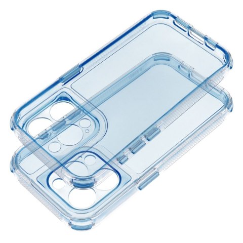 Etui MATRIX CLEAR do iPhone 14 niebieski