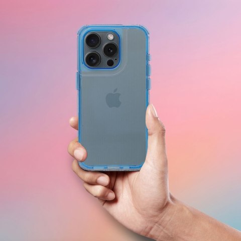 Etui MATRIX CLEAR do iPhone 14 niebieski