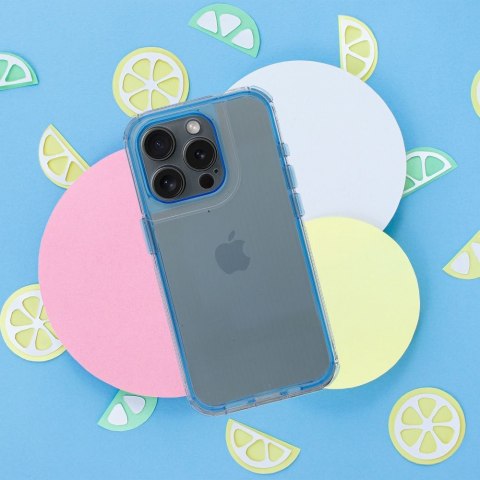Etui MATRIX CLEAR do iPhone 14 niebieski
