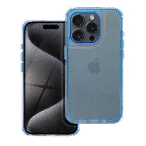 Etui MATRIX CLEAR do iPhone 14 niebieski