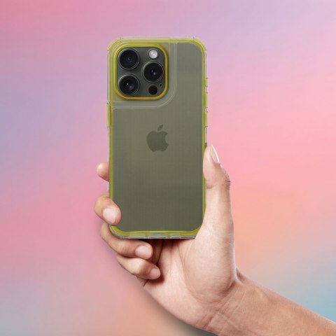 Etui MATRIX CLEAR do iPhone 14 żółty