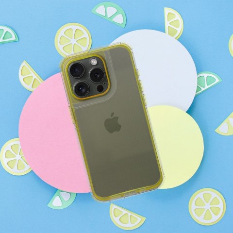 Etui MATRIX CLEAR do iPhone 14 żółty