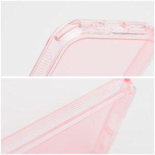 Etui MATRIX CLEAR do iPhone 15 pudrowy róż