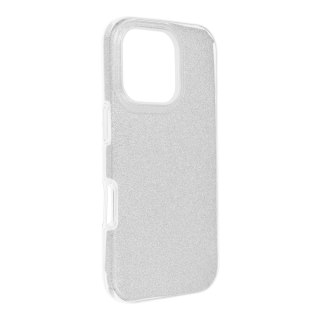 Etui SHINING do iPhone 16 Pro srebrny