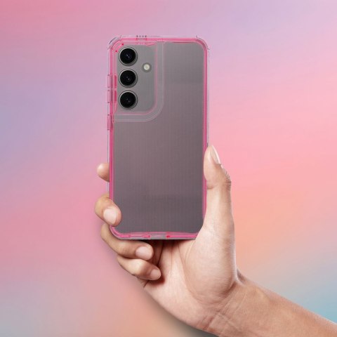 Etui MATRIX CLEAR do iPhone 14 Pro pudrowy róż