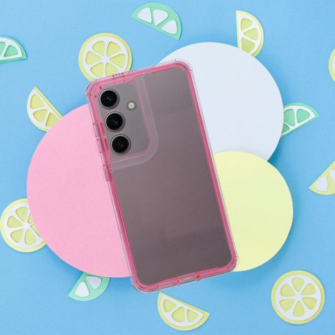 Etui MATRIX CLEAR do iPhone 14 Pro pudrowy róż