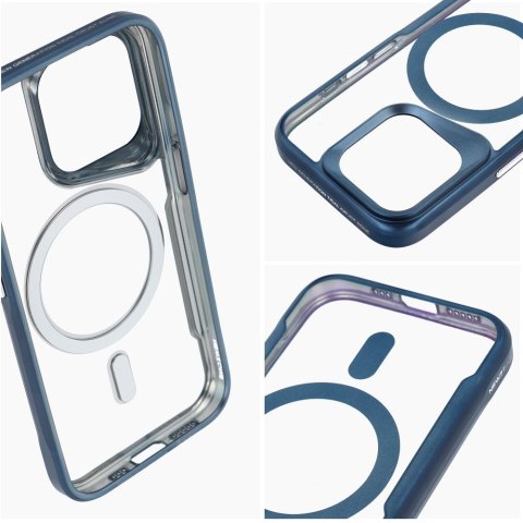 Etui ERGOFIT NEWZONE kompatybilny z MagSafe do iPhone 14 PRO niebieski