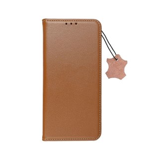 Etui SMART PRO Book skórzana do iPhone 16 brązowy