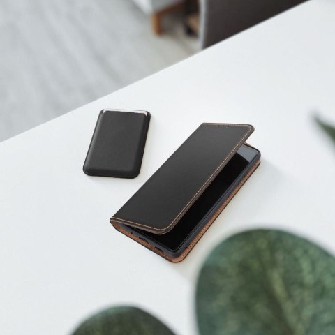 Etui SMART PRO Book skórzana do iPhone 7 / 8 / SE 2020 / SE 2022 czarny