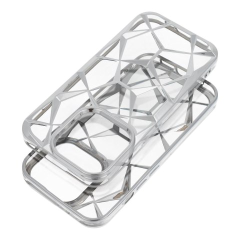 Etui TWINKI do iPhone 13 srebrny