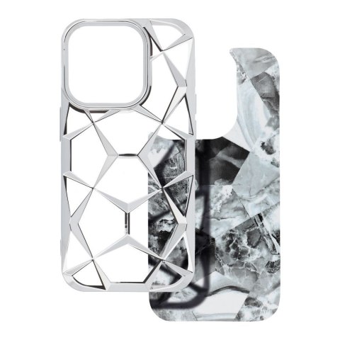Etui TWINKI do iPhone 13 srebrny