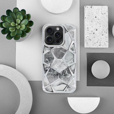 Etui TWINKI do iPhone 13 srebrny