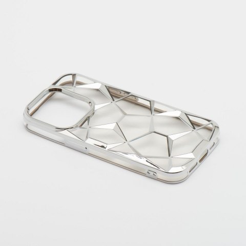 Etui TWINKI do iPhone 13 srebrny