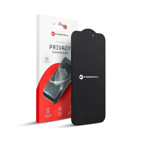 Szkło Hartowane Forcell Privacy Glass - do Iphone 16 czarny