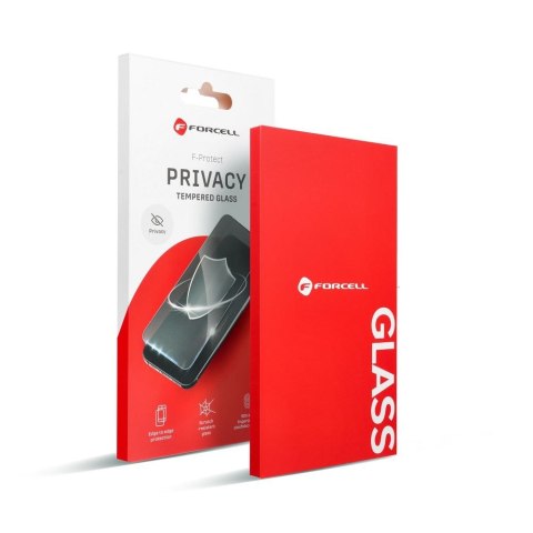 Szkło Hartowane Forcell Privacy Glass - do Iphone 16 czarny