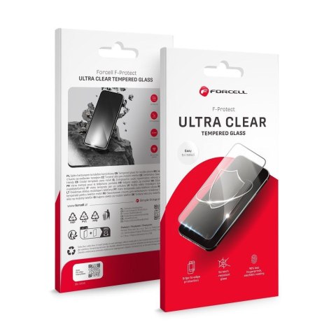 Szkło Hartowane Forcell Ultra Clear Glass - do Iphone 16 czarny
