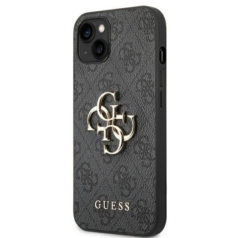 GUESS Etui do iPhone 13 / 14 / 15 GUHCP14S4GMGGR (4G Big Metal Logo) szary