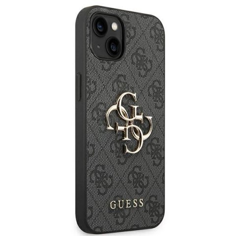GUESS Etui do iPhone 13 / 14 / 15 GUHCP14S4GMGGR (4G Big Metal Logo) szary