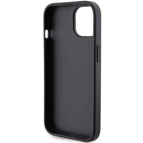 GUESS Etui do iPhone 13 / 14 / 15 GUHCP15SPGS4TDK (Grip Stand 4G Triangle Strass) czarny