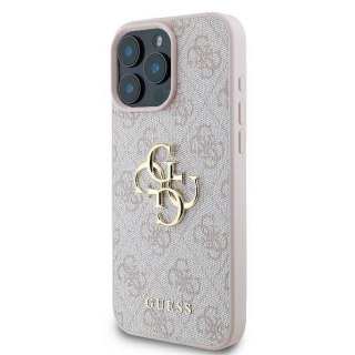 GUESS Etui do iPhone 16 Pro GUHCP16L4GMGPI (4G PU Big Logo) różowy