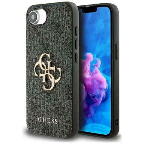 GUESS Etui do iPhone 16e GUHCPSE44GMGGR (4G PU Big Logo) czarny