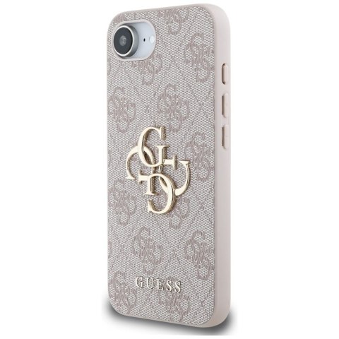 GUESS Etui do iPhone 16e GUHCPSE44GMGPI (4G PU Big Logo) różowy