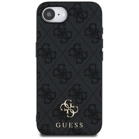 GUESS Etui do iPhone 16e kompatybilny z MagSafe GUHMPSE4P4SM4MK (PU 4G Small 4G and Classic) czarny