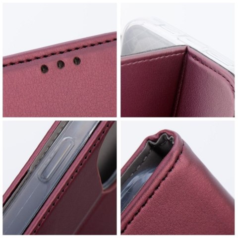 Etui SMART MAGNETO do iPhone 14 Plus burgundowy