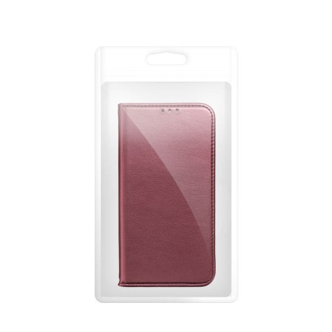 Etui SMART MAGNETO do iPhone 14 Plus burgundowy