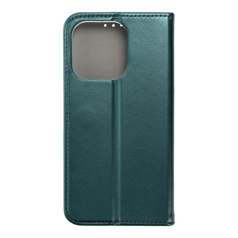 Etui SMART MAGNETO do iPhone 14 Pro ciemnozielony