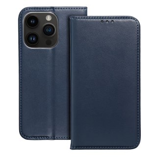 Etui SMART MAGNETO do iPhone 16 granatowy