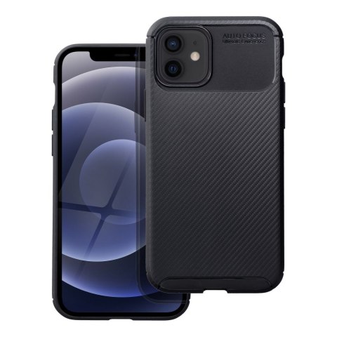 Futerał CARBON PREMIUM do IPHONE 12 / 12 Pro czarny