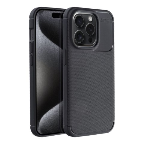Etui CARBON PREMIUM do iPhone 15 Pro czarny