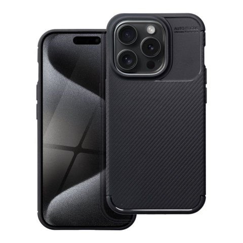 Etui CARBON PREMIUM do iPhone 15 Pro czarny