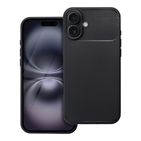 Etui CARBON PREMIUM do iPhone 16 Plus czarny
