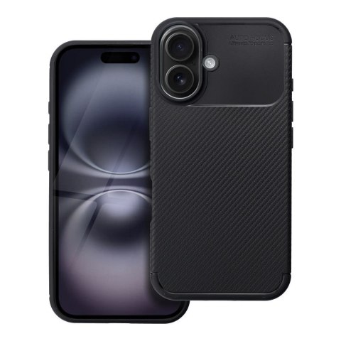 Etui CARBON PREMIUM do iPhone 16 czarny