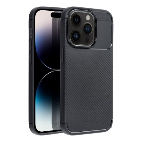Etui CARBON PREMIUM do iPhone 16 czarny
